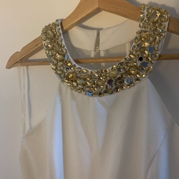 White Windsor Dress Sz 5 - Picture 1 of 3